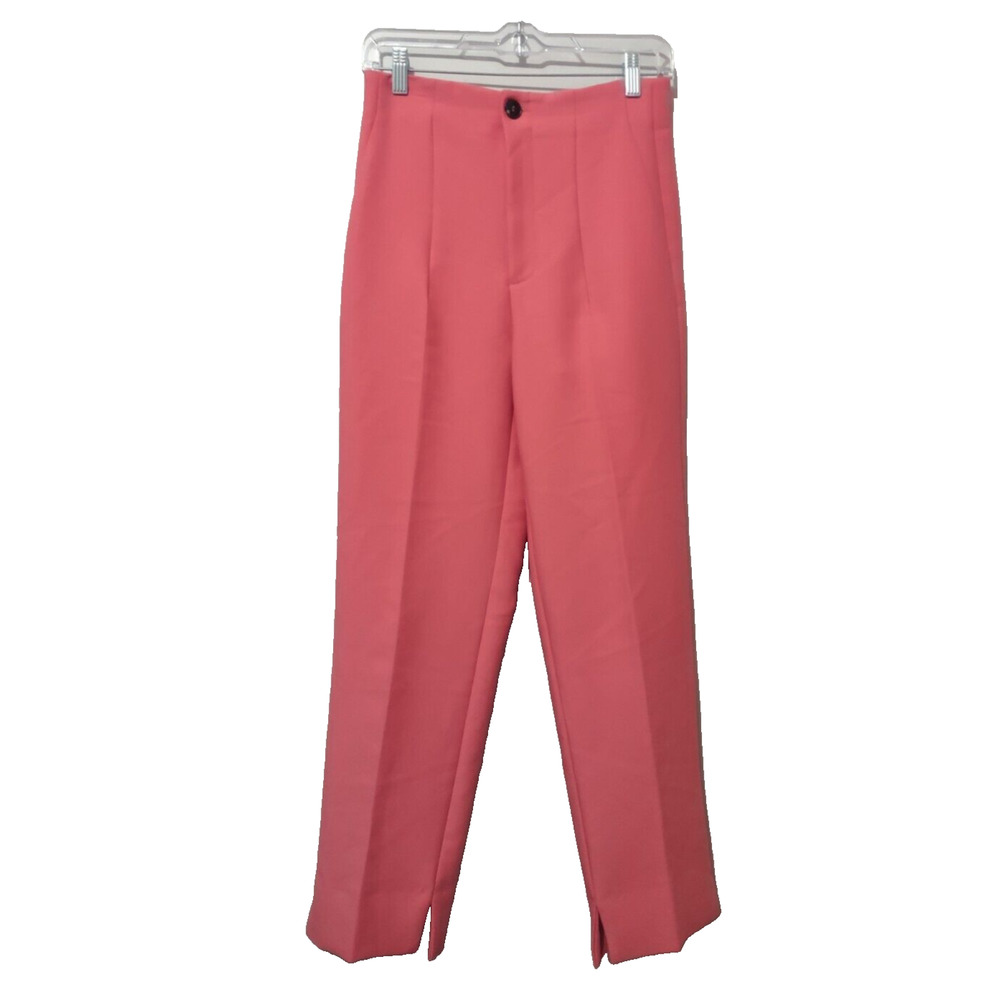 Zara Pink High Waisted Dress Pants Size 4